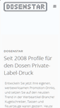 Mobile Screenshot of dosenstar.de